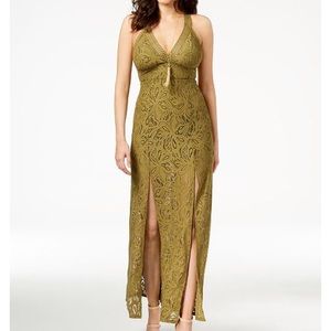 GUESS lace halter dress
